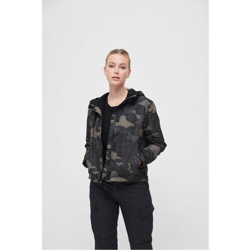 Brandit Women&amp;#039;s windbreaker with darkcamo front zipper Slike