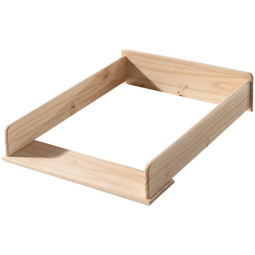 Vipack Bela nizka otro&amp;scaron;ka komoda iz masivnega bora s previjalnim pultom 90x106 cm KIDDY &amp;ndash; Slike