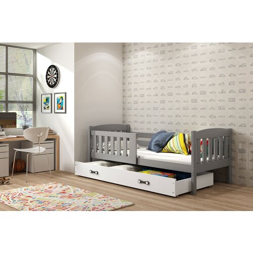 BestBed DJE�JI KREVET KUBUS 190X80 - GRAFIT-Bijela Cijene
