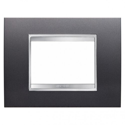 GEWISS chorus, lux dekorativna maska 3M, antracit GW16203VA Slike