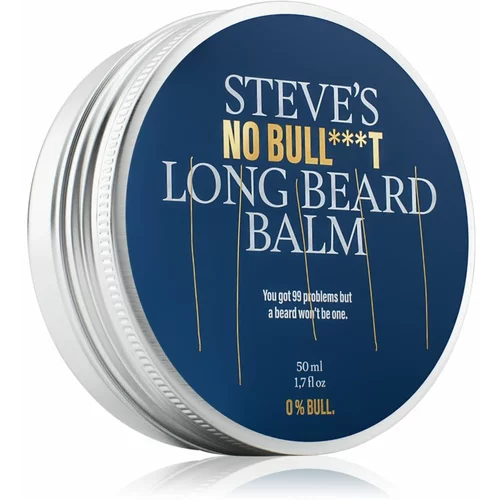 Steve´s No Bull***t Long Beard Balm balzam za daljšo brado 50 ml