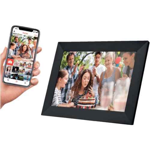 IRRADIO Digitalni foto okvir 10&amp;quot;, IPS touch panel, WiFi - DPF-IR10B Slike