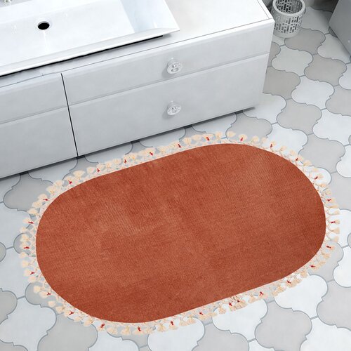 Hanah home prostirka za kupatilo 50x75cm Braon Cene