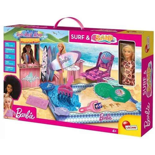 Lisciani barbie set surf and sand sa lutkom i magičnim peskom 91966 Slike