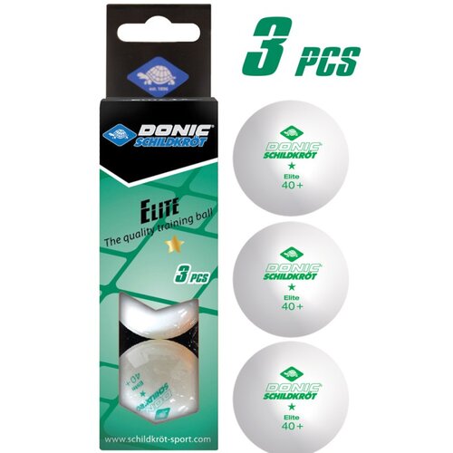 Donic schildkrot Žogice za namizni tenis DSK 1-Star Poly + Ball Elite, (20383879) Slike