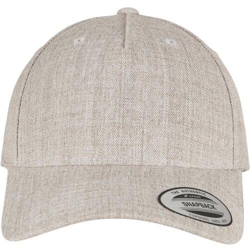 Flexfit YP CLASSICS 5-PANEL PREMIUM COVERED CAP HEATHER GREY SNAPBACK CAP Slike