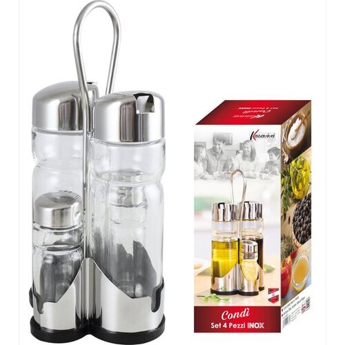  SET ZA ZAČINE NA STALKU INOX 9672 Cijene