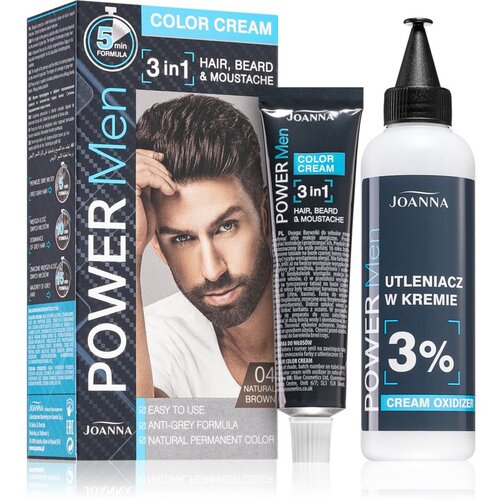 Joanna Power Men barva za lase za moške odtenek Natural Brown Cene