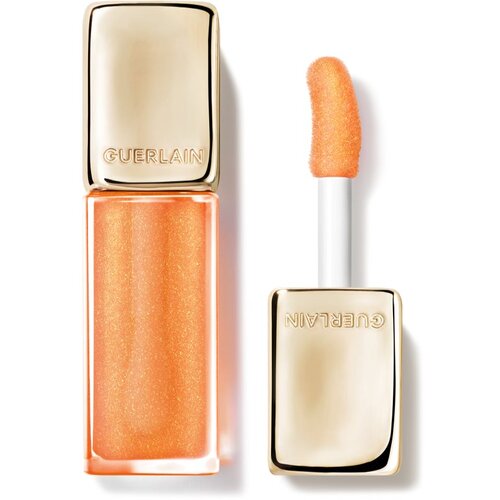 Guerlain KissKiss Bee Glow olje za ustnice z medom odtenek 389 Sparkling Peach 9.5 ml Slike
