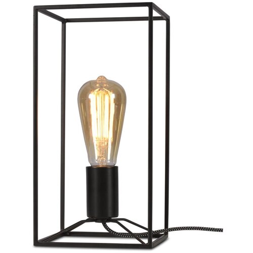 Citylights črna namizna svetilka Antwerpen, vi&amp;scaron;ina 30 cm Slike