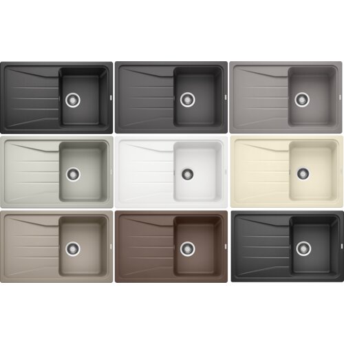 Blanco SONA 45 S Silgranit PuraDur sudopera 780x500mm bela 519665 Slike