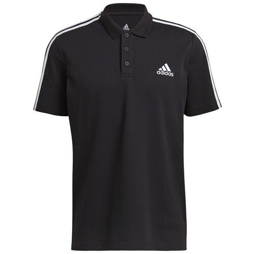 Adidas Essentials 3STRIPES Pique Polo Crna Slike