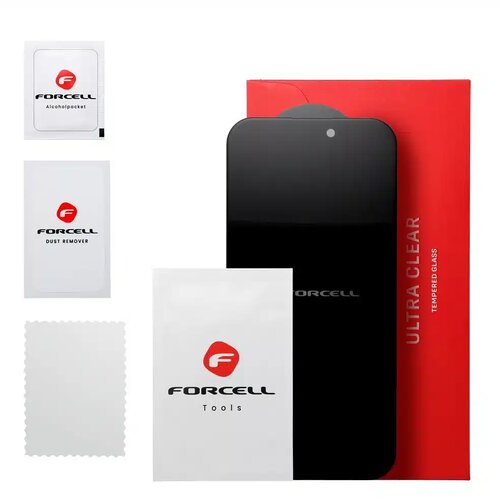 Forcell Kaljeno staklo Privacy Glass Anti-spy za iPhone 16 Pro Max crno Slike