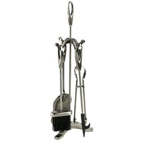 Lienbacher Garnitura za kamin (4-dij., Antik srebrne boje, Visina: 63 cm) Cijene