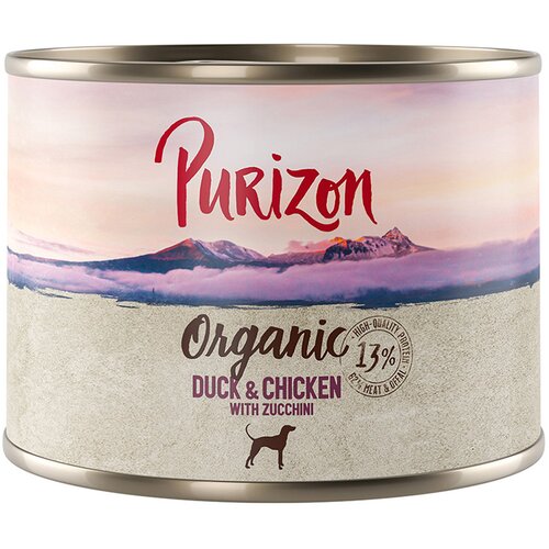 Purizon Organic 6 x 200 g - Raca in pi&scaron;čanec z bučkami Cijene