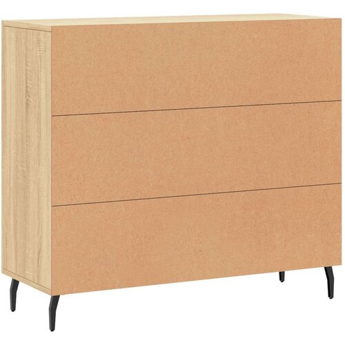 VidaXL Komoda boja hrasta sonome 90x34x80 cm od konstruiranog drva Slike