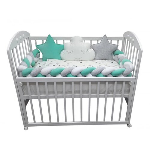Baby Textil textil komplet posteljina za krevetac bambino mint, 120x60 cm 3100565 Slike
