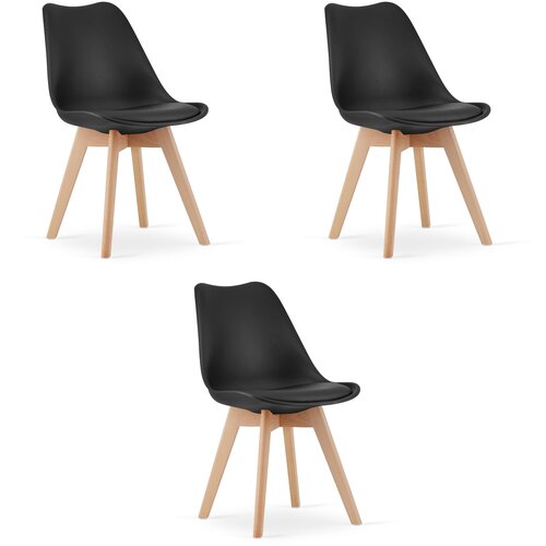 Brandless MARK stol črna x 3, (22030511) Slike