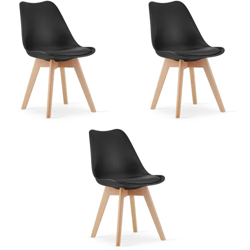 Brandless MARK stol črna x 3, (22030511)