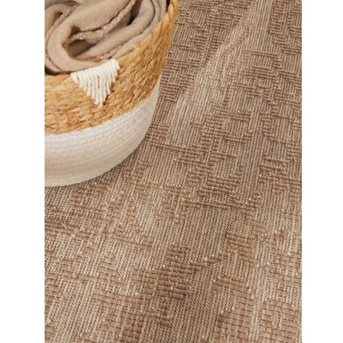 NORTHRUGS Bež-slonoko&amp;scaron;čena notranja in zunanja preproga 120x170 cm Duet Kona &amp;ndash; Slike