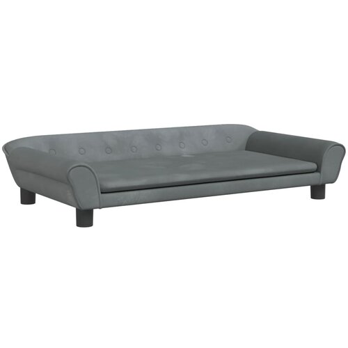 Maison Chic Otroški kavč - Otroški divan - Otroški sedež temno siv 100x50x26 cm žamet, (21729732) Cene