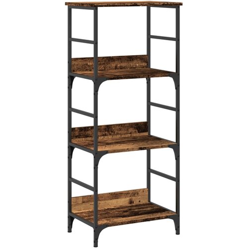 Maison Chic Knjižna omara - Knjižni regal starinski les 50x33x117,5 cm inženirski les, (21725347) Slike