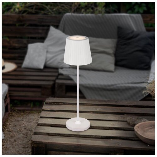 Eglo 75793 - prigu&scaron;iva spolja&scaron;nja stona lampa CABOZO LED/3,8W/5V 2000 mAh IP44 bela Cene