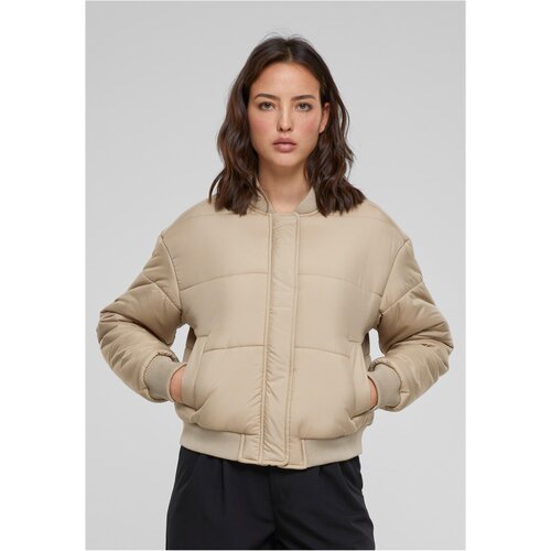 Urban Classics Women&amp;#039;s bomber jacket Puffer Blouson beige Slike