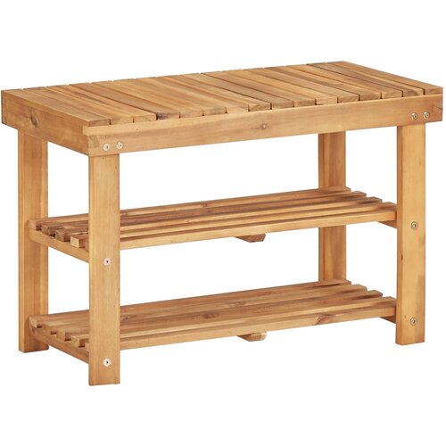  Za cipele od masivnog bagremovog drva 70 x 32 x 46 cm Slike