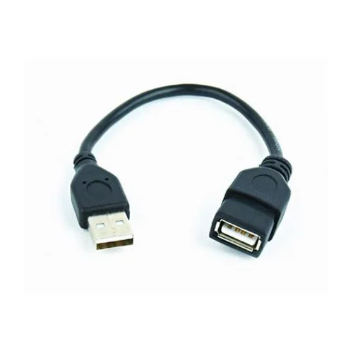  USB 2.0 kabal CCP-USB2-AMAF-0.15M, 15cm, A-A BLACK ext cable