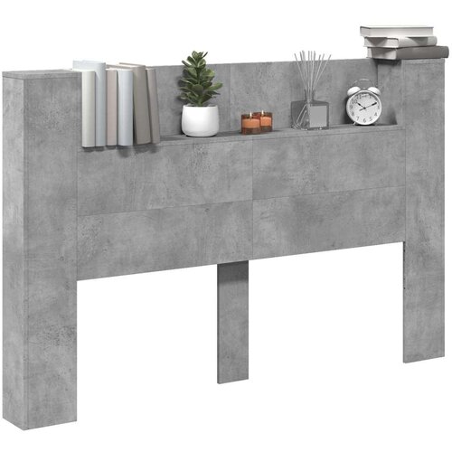  Uzglavlje Betonski sivi 160 x 16 5 x 103 5 cm Konstruirano drvo Slike