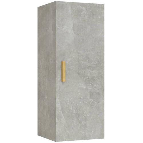  Zidni ormarić boja betona 34,5x34x90 cm od konstruiranog drva Slike