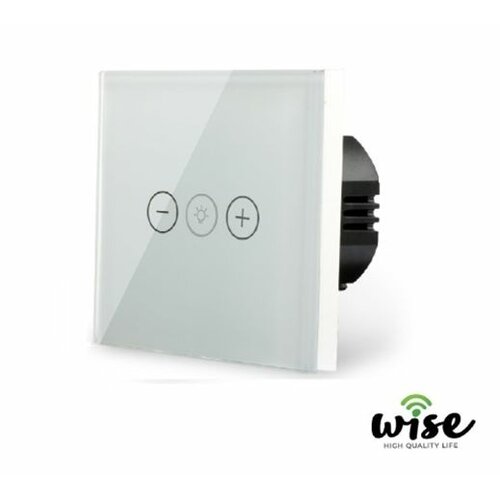 Wise Wifi dimer, stakleni panel - beli WD0001 Slike