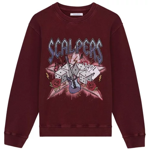Scalpers Sweater majica miks boja / burgund