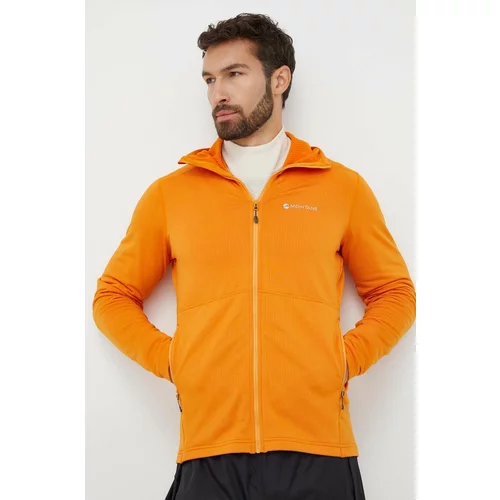 Montane Sportska dukserica Protium boja: narančasta, s kapuljačom, bez uzorka