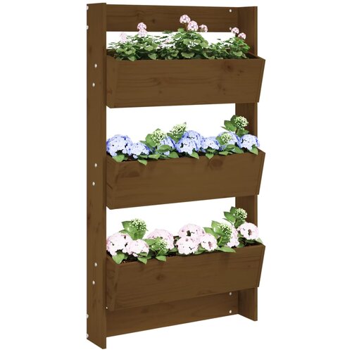 Furnova Stenska korita 3-nadstr. 60x18,5x110 cm medeno rjava borovina, (21921790) Cene