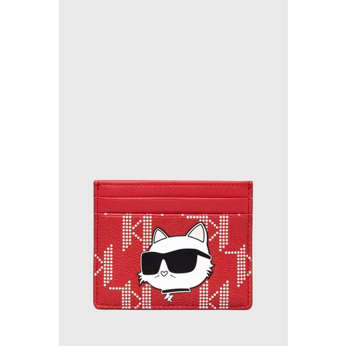 Karl Lagerfeld Etui za kartice rdeča barva