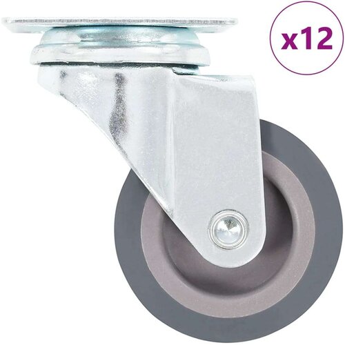 vidaXL Gibljiva kolesa 12 kosov 50 mm Cene