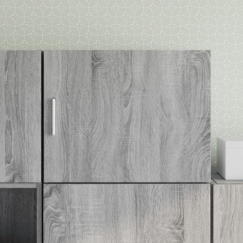 vidaXL Stenska omarica siva sonoma 50x42,5x40 cm inženirski les Cene