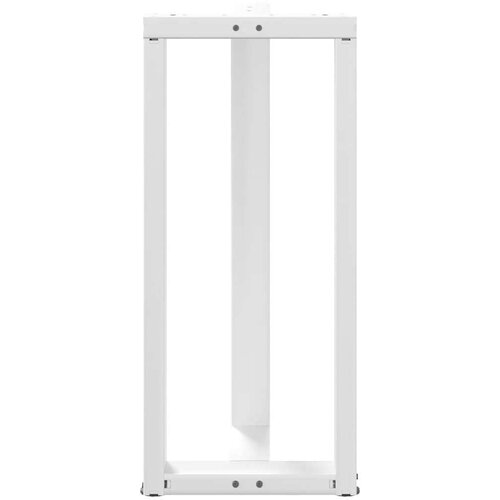  Noge za barski stol T-oblika 2 kom bijele 40x35x(90-91)cm čelik Slike