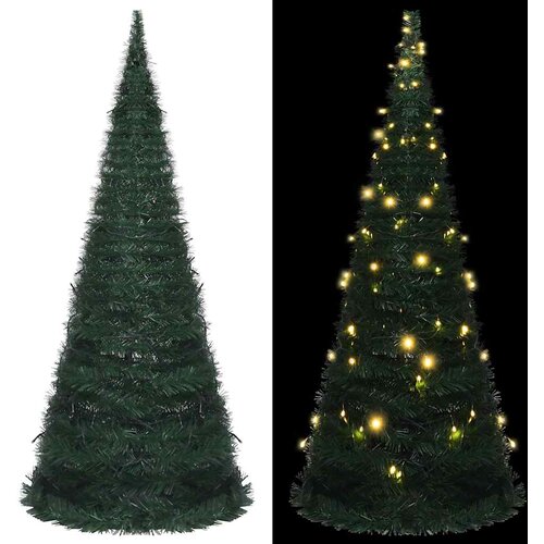  Prigodno osvijetljeno umjetno božićno drvce zeleno 150 cm Cijene