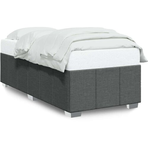 VidaXL okvir za krevet tamnosivi 80x200 cm od tkanine Slike