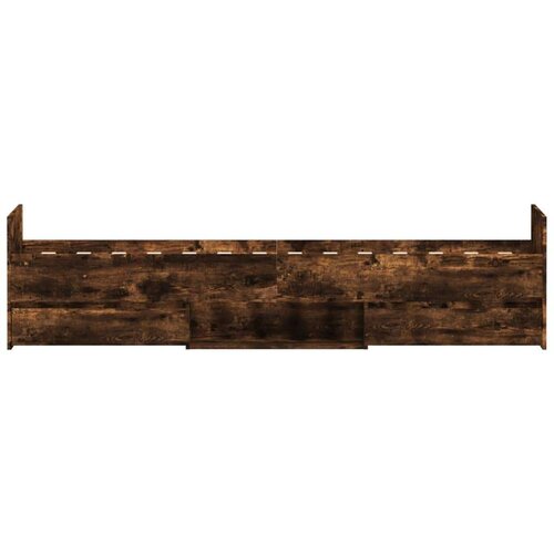  Kreveta s uzglavljem i podnožjem boja hrasta 100 x 200 cm Slike