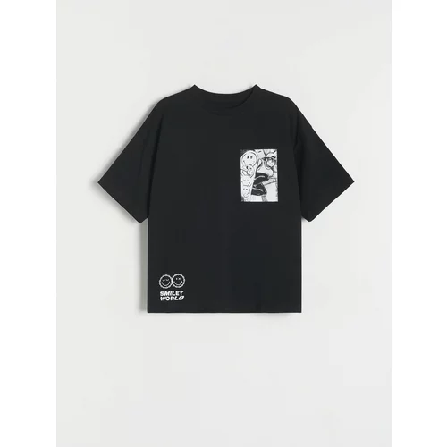 Reserved - BOYS` T-SHIRT - crno