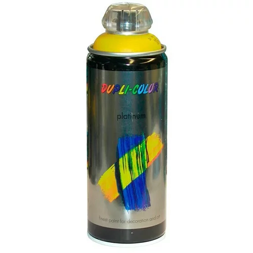 Dupli color Barvni lak v spreju Dupli-Color Platinum (400 ml, prometno rumena, saten mat)