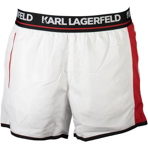 KARL LAGERFELD BEACHWEAR SWIMSUIT BOTTOM MEN WHITE Cene