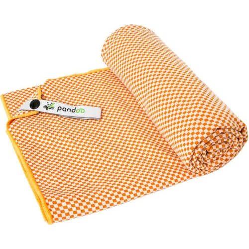 Pandoo Potovalna brisača z bambusovimi vlakni iz aktivnega oglja, 200 x 80 cm - oranžna Cene