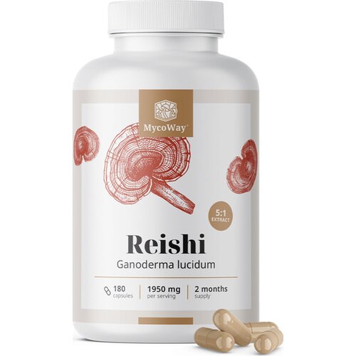  Reishi 1950 mg - Ekstrakt 5:1 - 180 kaps. Cene