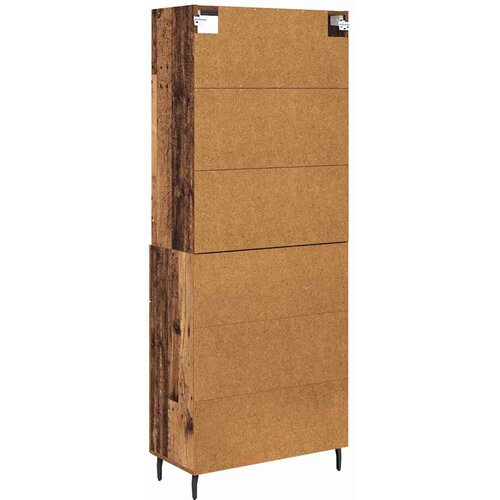  Highboard s ladicama Staro drvo 69,5 x 34 x 180 cm Slike