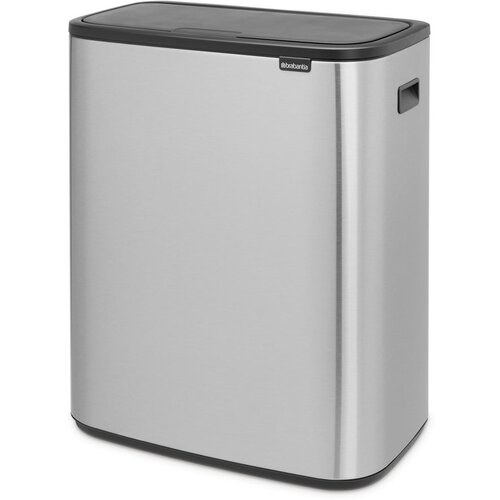 Brabantia Ko&amp;scaron; za dotik Bo 2 x 30 L. - Matt Steel Fingerprint Proof Slike